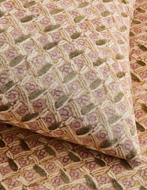 Funda para almohada West Elm Floral Lattice