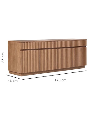 Consola Marlie de madera