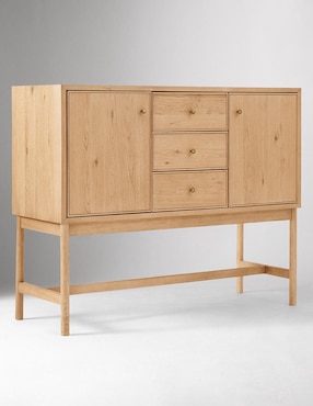 Buffet armable Siobhan de madera roble