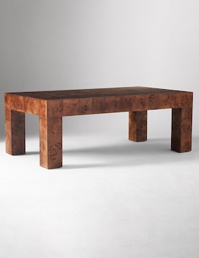 Mesa de centro armable Parsons de madera