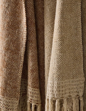 Frazada clásica Two Tone Chunky Linen unisex