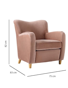 Sillón Nell de madera