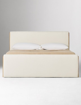 Cama Asher de madera king size
