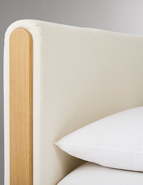 Cama Asher de madera king size