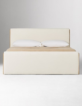 Cama Asher de madera queen size