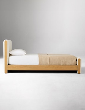 Cama Asher de madera queen size