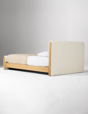Cama Asher de madera queen size