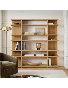 Librero Wallace de madera