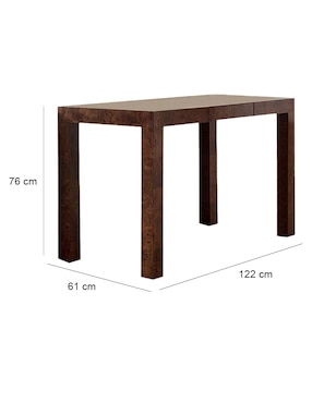 Escritorio Parsons de madera