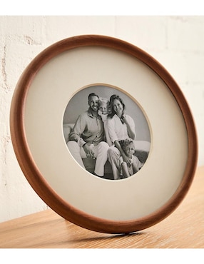 Portarretrato Rounded de madera fresno para 1 foto