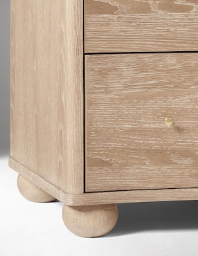 Cómoda Clementine de madera álamo