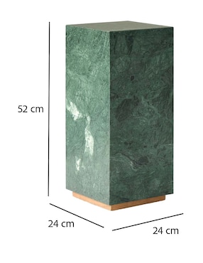 Mesa lateral armable Marcella de mármol