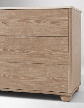 Cómoda Clementine de madera álamo