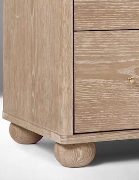 Cómoda Clementine de madera álamo