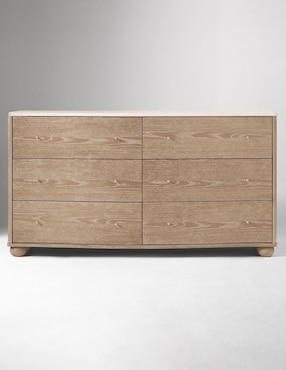 Cómoda Clementine de madera álamo