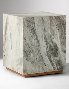 Mesa lateral armable Marcella de mármol