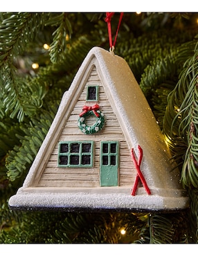 Ornamento navideño casa Glass Cabin
