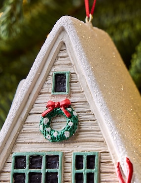 Ornamento navideño casa Glass Cabin