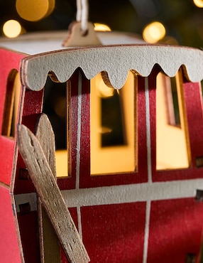 Ornamento navideño Wooden Gondola