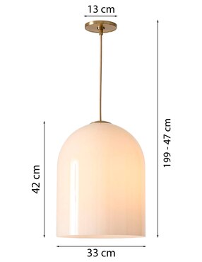 Lámpara colgante led Lea