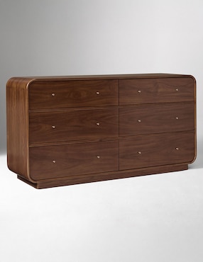 Cómoda Rorie de madera caoba