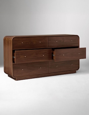 Cómoda Rorie de madera caoba