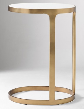 Mesa lateral Elwell de mármol
