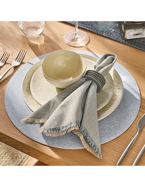 Set mantel individual redondo Easy-Care