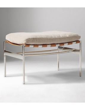 Ottoman Stuart de acero inoxidable