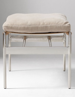 Ottoman Stuart de acero inoxidable