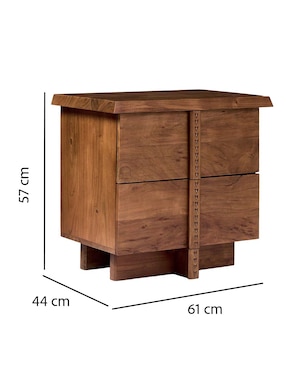 Buró armable Mackenzie de madera acacia