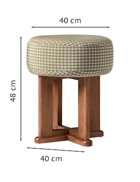 Ottoman Emma Chamberlain de madera