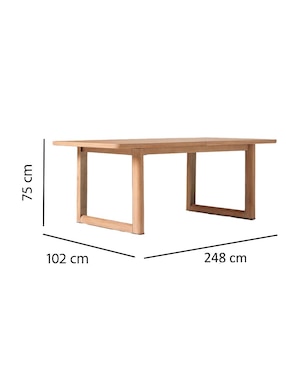 Mesa de comedor extensible Davies
