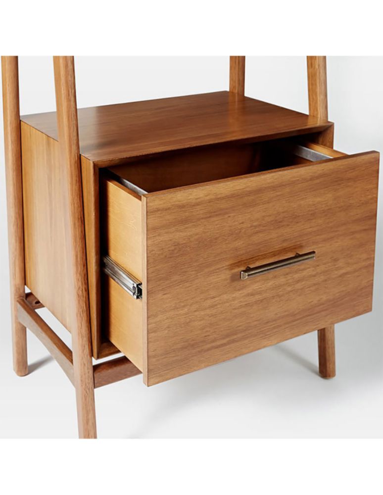 Librero de madera Mid Century 4