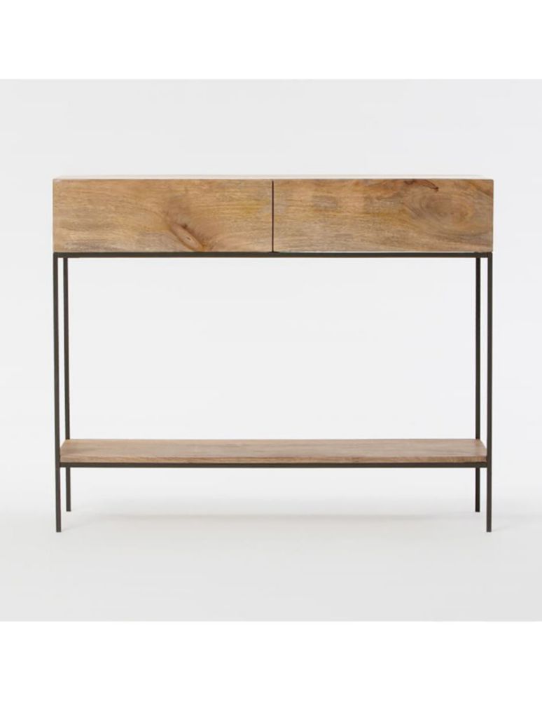 Consola Industrial Storage de madera 2