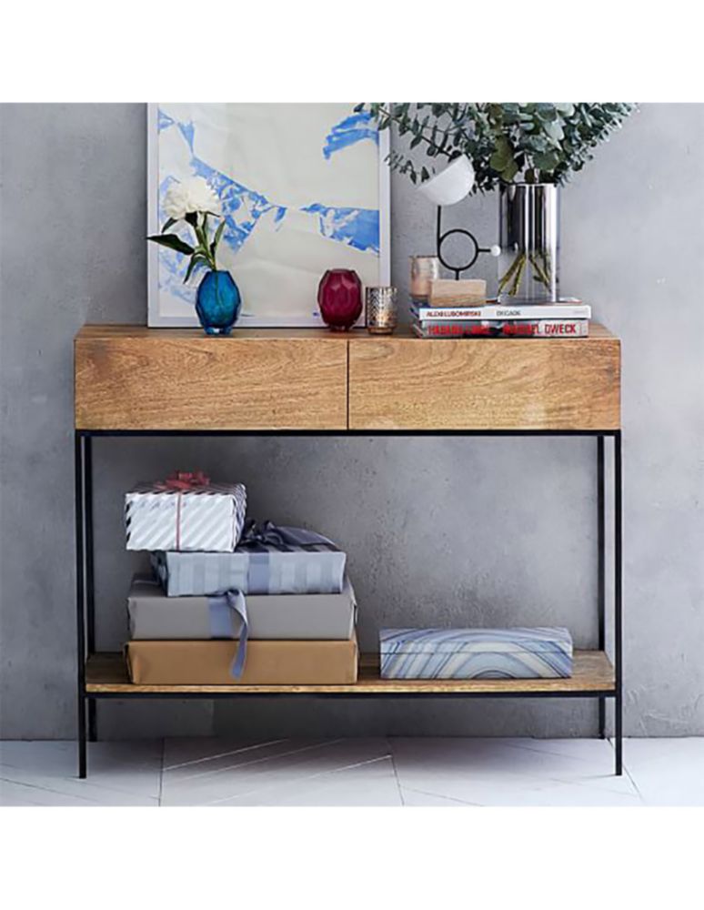Consola Industrial Storage de madera 5
