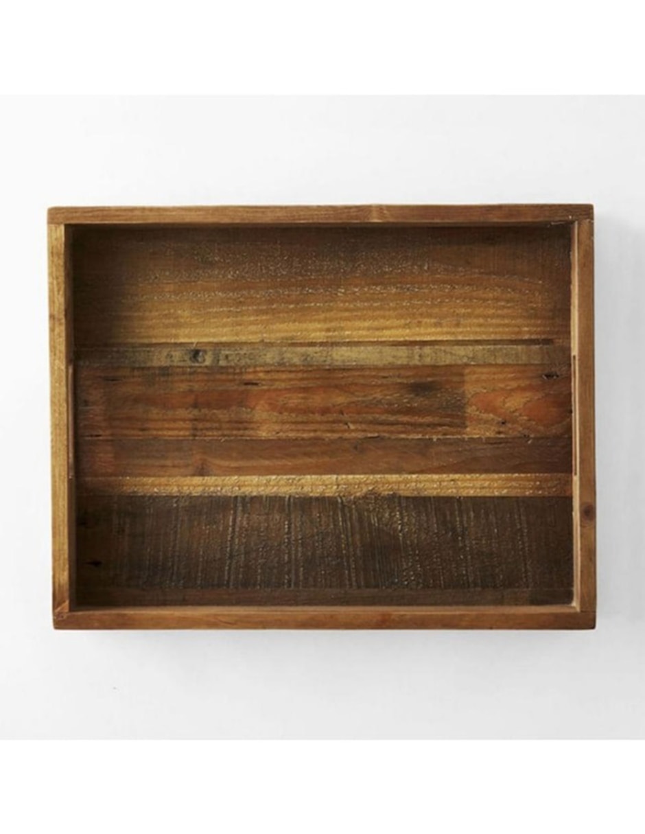 Charola multiusos Reclaimed Wood de madera Charola multiusos Reclaimed Wood de madera