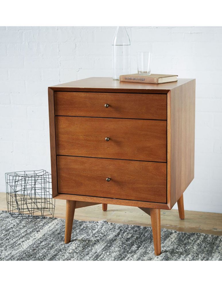 Carrito TV Mid Century de madera 3