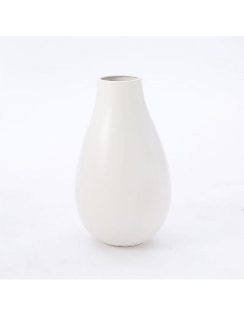 Jarrón Ceramica Blanco Pure — Divino