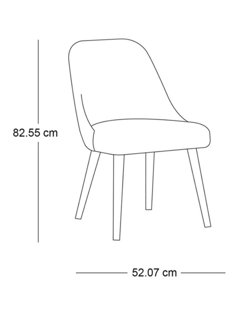 Silla Mid-Century de madera 8