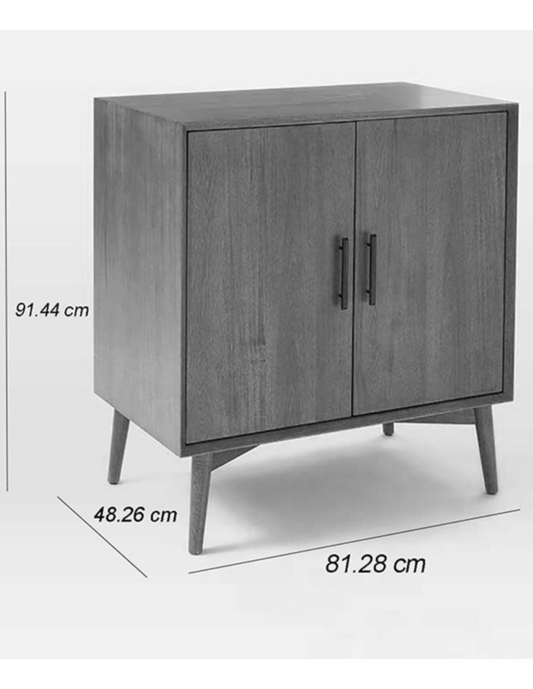 Bar Mid-Century de madera 11