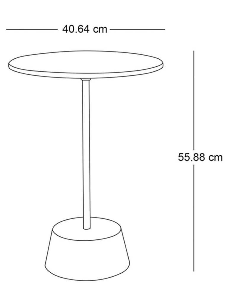 Mesa lateral Maisie Side de Mármol 6