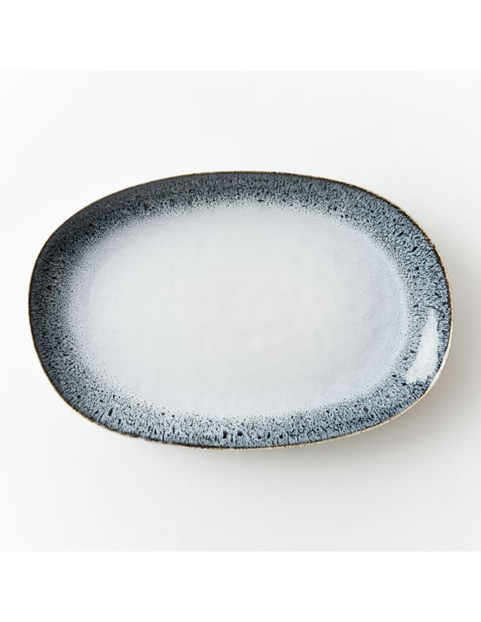 Plato ensalada Reactive Glaze de cerámica 10