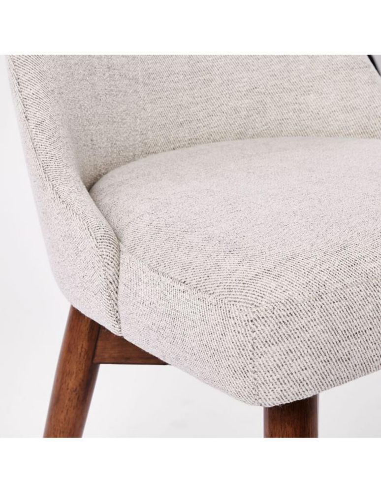 Silla oficina Mid-Century de tela 5