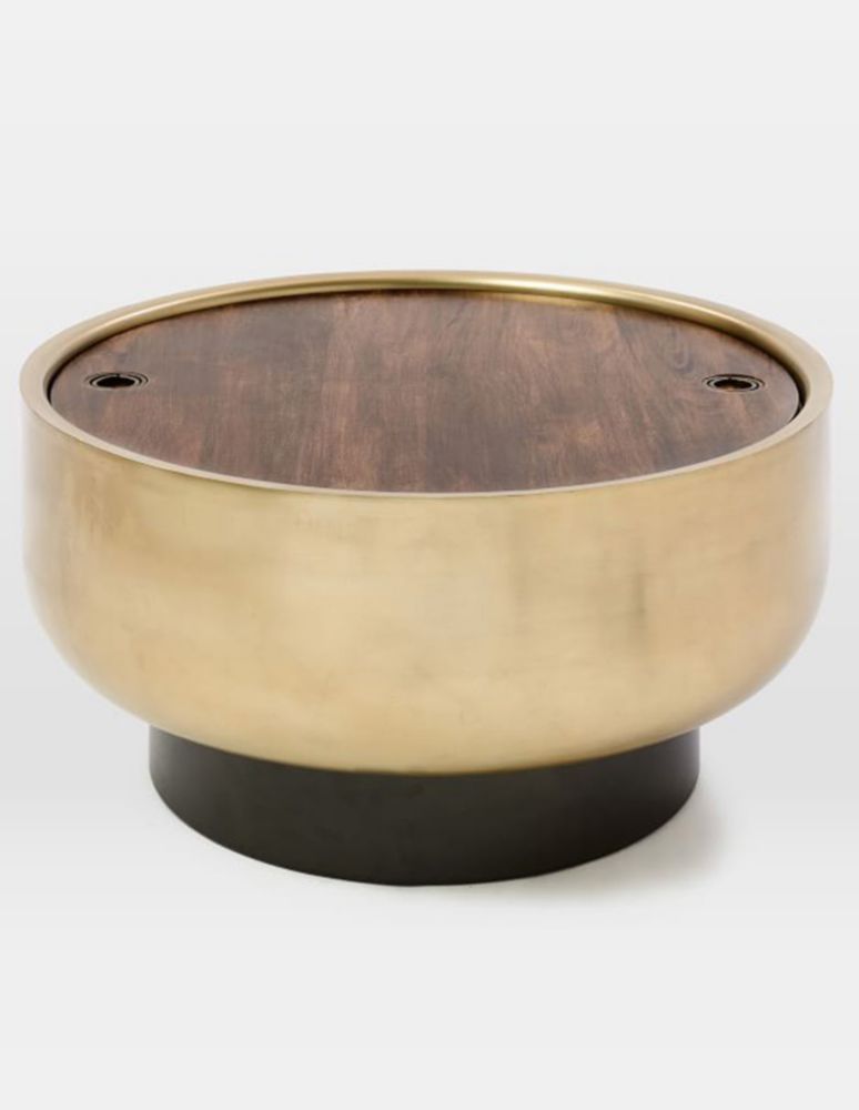 Mesa de centro Drum Storage