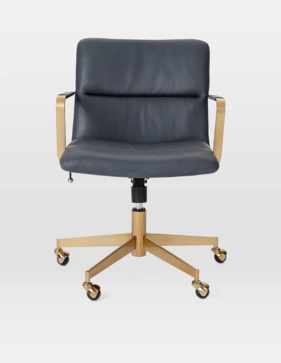 Silla oficina Cooper de piel 5