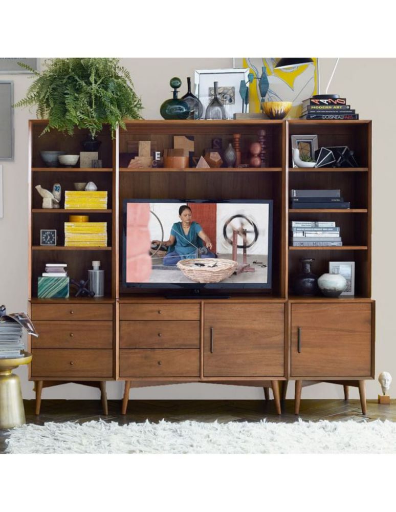 Gabinete Mid Century de madera 2