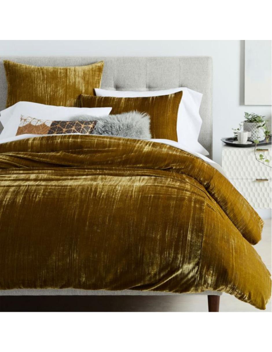 Duvet o Funda para Cojín Lush Crinkle Velvet