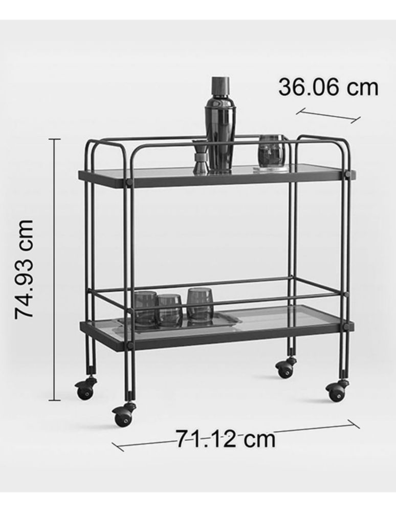 Carrito de Bar Frye CRATE & BARREL