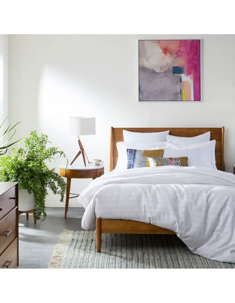 Cama Mid Century de madera 3